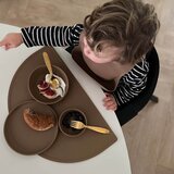 Eeveve® krožnik silikionski large mocha dark | Shoptok.si