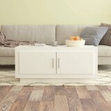 Furnova Klubska mizica bela 102x50x45 cm konstruiran les, (21915308) Cene