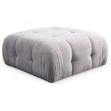 Atelier Del Sofa amaris 2 seater with pouffe light grey ugaona sofa | ePonuda.com