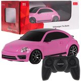  Licencirani auto na daljinsko upravljanje Volkswagen Beetle 1:24 RASTAR - roza | shoptok.hr