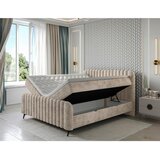 MID.YOU POSTELJA Z VZMETNICO 160 cm x 200 cm , les, tekstil, leseni material naravne barve | Shoptok.si
