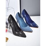 Resti Royal Fashion Women's Denim Chic Stiletto Pumps | shoptok.hr