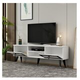 Hanah home tv polica lidya white silver