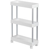 Wenko Bijela plastična mobilna polica 45x80 cm Mino - | shoptok.hr