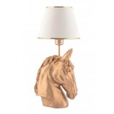 Opviq stona lampa horse white gold