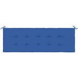  Jastuk za vrtnu klupu plavi 150 x 50 x 3 cm od tkanine Oxford | shoptok.hr