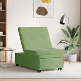  Krevet na razvlačenje Svijetlo zelena 194 x 67 x 82 cm Baršun | shoptok.hr