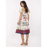 Italy Moda Dress-DHJ-SK-19396.76-ecru | Shoptok.si