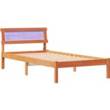  Krevetna okvira vosak smeđa Voštano smeđa 90 x 200 cm | shoptok.hr