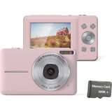 INF digitalni fotoaparat 44MP/1080P/16X z digitalnim zoomom/fill light/kartica 32GB pink, (21266046) Cene