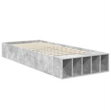  Krevetna konstrukcija s policom Betonski sivi 70 x 190 cm | shoptok.hr