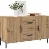  Komoda boja hrasta artisan 100 x 36 x 60 cm konstruiranog drva | shoptok.hr