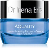 Dr Irena Eris Aquality Hyper-Hydrating Recovery Cream Rich Formula globinsko vlažilna krema proti gubam 50 ml | Shoptok.si