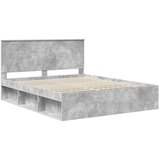  Okvir za krevet Beton 160 x 200 cm Čvrsto borovo drvo | shoptok.hr