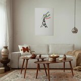  Plakat - Eiffel Tower and Colors 60x90 Bez okvira | shoptok.hr