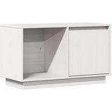 TV ormarić bijeli 74 x 35 x 44 cm od masivne borovine | shoptok.hr