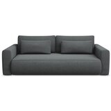 Makamii Temno siva raztegljiva/s prostorom za shranjevanje sedežna garnitura 238 cm Kapua – | Shoptok.si