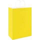  Papirnate vrečke 50 kosov z ročaji rumena 32x17x44 cm, (5000160809) | Shoptok.si