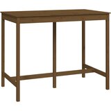  Barski stol smeđa boja meda 140x80x110 cm od masivne borovine | shoptok.hr