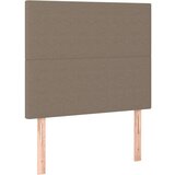  Krevet box spring s madracem LED smeđesivi 120 x 200 cm tkanina | shoptok.hr