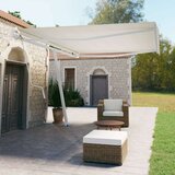  Samostojeća automatska tenda 500 x 350 cm krem | shoptok.hr