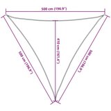  Jedro protiv sunca boje pijeska 5x5x5 m 100 % poliester Oxford | shoptok.hr