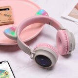 hoco. Slušalice bežične, Bluetooth - W27 Cat Ear Gray | shoptok.hr