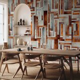  Tapeta - Labyrinth of wooden planks 50x1000 Vodootporna | shoptok.hr