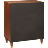 vidaXL Omare in policami za shranjevanje medijev s polico s shranjevanjem z vrati Rjava | Shoptok.si