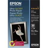 Epson Foto papir C13S041926 (ultra gloss), 10 x 15 cm, 20 listov, 300 gramov Cene