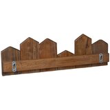  Vješalica Smeđa 48 x 8 x 15 cm Čvrsto mahagonijsko drvo | Eponuda.ba