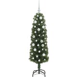 vidaXL Umestno božično drevo Zelena 150 cm PVC in Jeklo in Plastika | Shoptok.si
