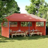  Zabavni šotor Terakota 292 x 580 x 315 cm Oxford tkanina, (5000184429) | Shoptok.si