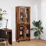  Highboard 2 pcs Staro drvo Inženjerska drva i staklo | Eponuda.ba