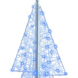 vidaXL Božično drevo med 240 LED Modra 180 cm Akril | Shoptok.si