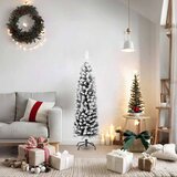  Tanko umjetno božićno drvce sa snijegom zeleno 150 cm PVC | shoptok.hr