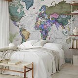  Foto tapeta - Geography study - world map with signed countries in English 300x210 Standard | shoptok.hr