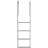  Ljestve za pristanište s 4 stepenice Srebrno 45 ×11,5 ×162 cm | Eponuda.com