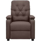 vidaXL Masažni naslanjač rjavo blago | Shoptok.si