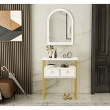 Hanah home komoda mipa mirrored - white whitegold dresser Cene