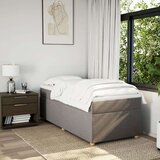  Krevet s oprugama i madracem smeđesivi 90x200 cm od tkanine | shoptok.hr