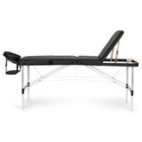 Modern Home Aluminijumski masažni i rehabilitacioni sto, 3-sekcioni, sklopivi u kofer + torba | ePonuda.com