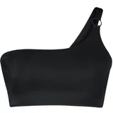 Trendyol Curve Black One Shoulder Bikini Top