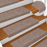 vidaXL Samoljepljivi otirači za stepenice 20 kom smeđe 65x21x4 cm | shoptok.hr