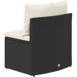 Set sofe 2 pcs Crna Solidno drvo akacije i poli ratan | shoptok.hr