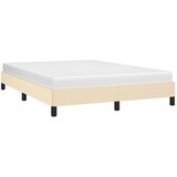  Okvir za krevet bez madraca krem 140 x 190 cm od tkanine | shoptok.hr