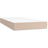 Krevet s oprugama i madracem 120x190 cm od umjetne kože | shoptok.hr