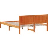  Konstrukcija postelje Rjava 150 x 200 cm Trden borov les, (5000128492) | Shoptok.si