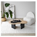 Hanah home sto za dnevnu sobu melted sapphire oak black | ePonuda.com