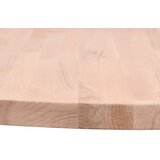 Stolna ploča Ø60x4 cm okrugla od masivne bukovine | shoptok.hr